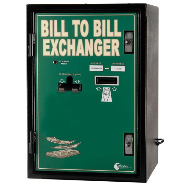 BX-1020FL Standard (2) Denomination Bill To Bill Changer/ Dispenser | Bill to Bill Exchanger-Front Load
