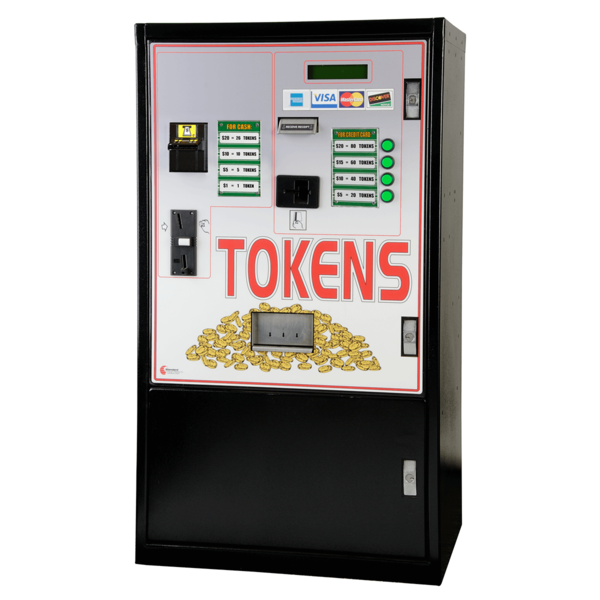 MC920-CC Front Load-Dual Acceptor-Console Style Token Change Machine